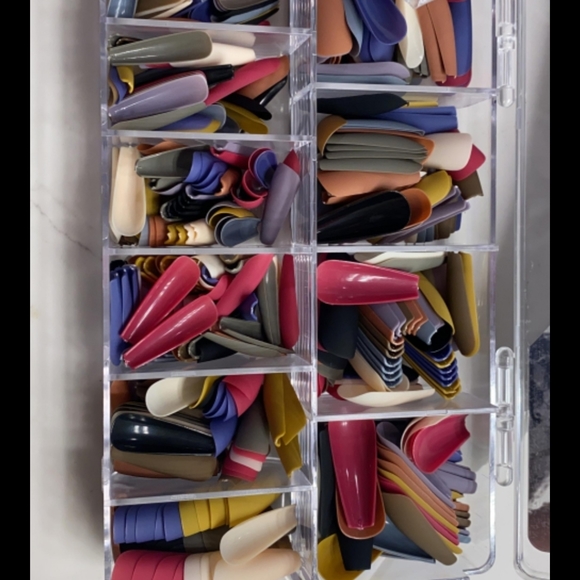 500 pcs Long press on nails matte set with glue - Picture 7 of 7